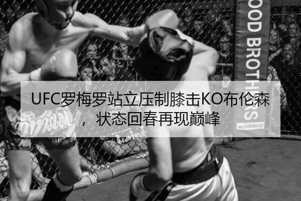UFC罗梅罗站立压制膝击KO布伦森，状态回春再现巅峰